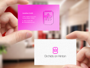Business Card Design by Creations Box 2015 for Orchids on Hinton | Design: #10961116