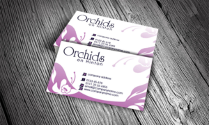 Business Card Design by Creative Forum for Orchids on Hinton | Design: #10949454