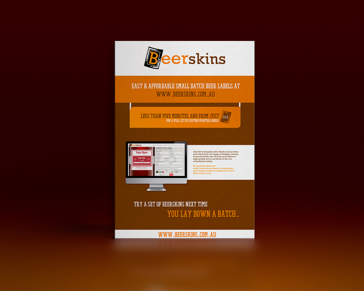 Flyer Design by FilippiniMatiasDG for Beerskins | Design #10960512