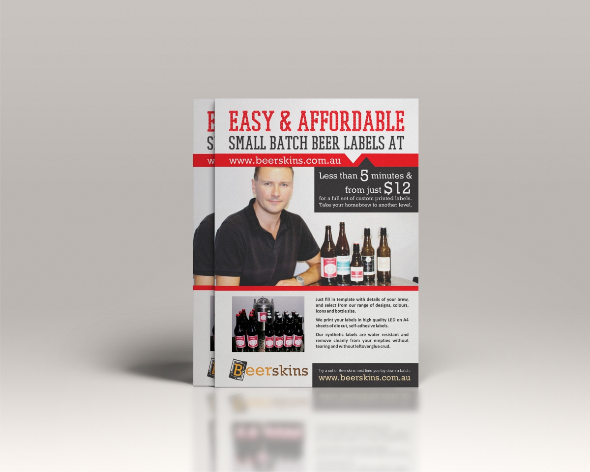 Flyer Design by creativeride for Beerskins | Design #10975809