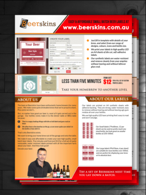 Flyer Design by innovative earth for Beerskins | Design: #10934660