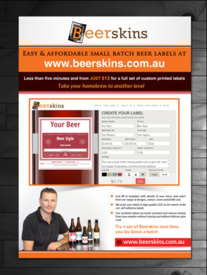 Flyer Design by innovative earth for Beerskins | Design: #10958894