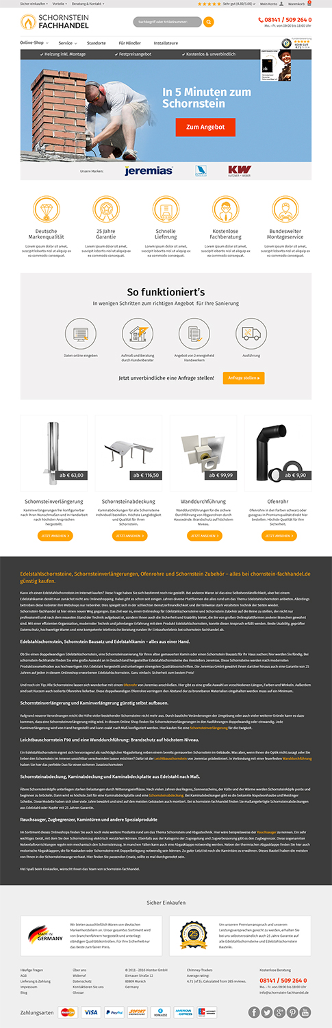 Web Design by RupalTechno for iKontor GmbH | Design #10983234