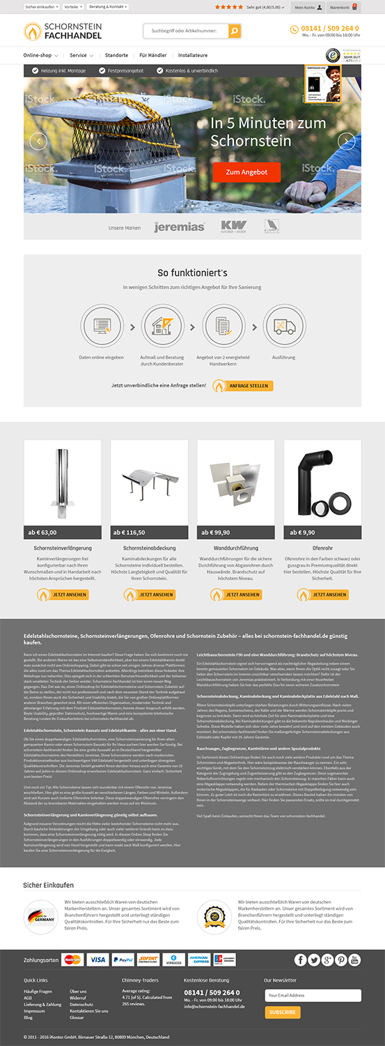Web Design by RupalTechno for iKontor GmbH | Design #11232112