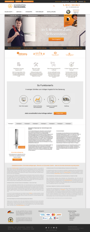 Redesign start page for existing onlineshop | Diseño Web por aniep