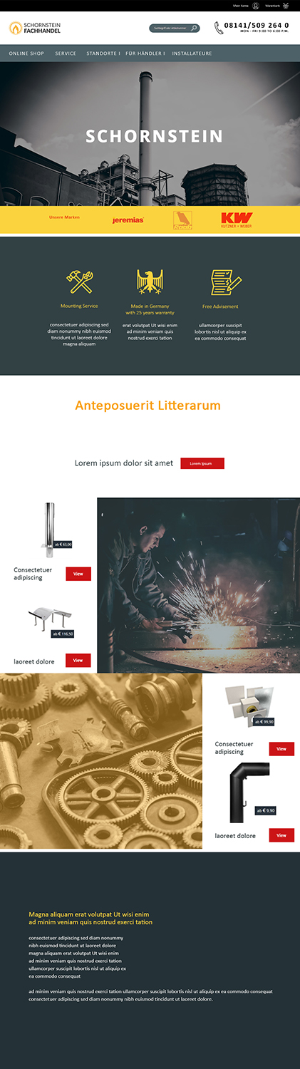 Web Design by Donn Marlou Ramirez for iKontor GmbH | Design #11023269