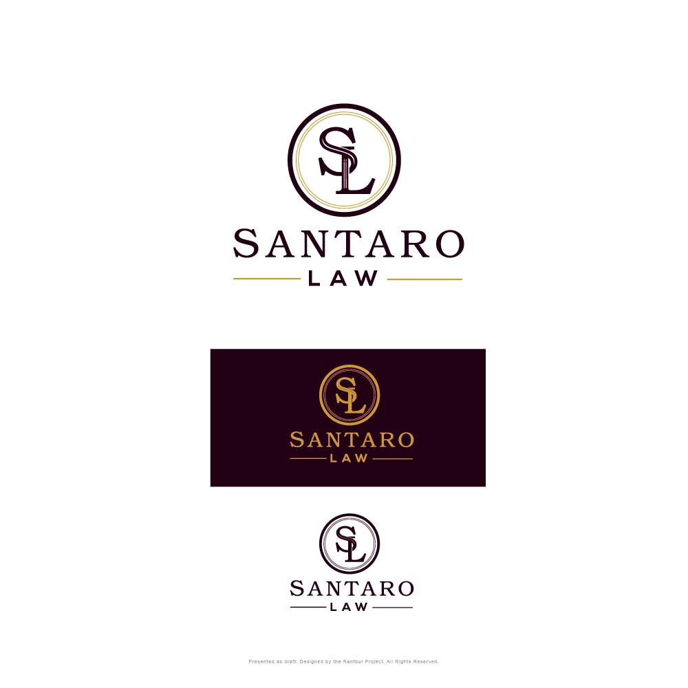 Logo Design by The RANFOUR Project for Santoro Law, LLC | Design #10979851