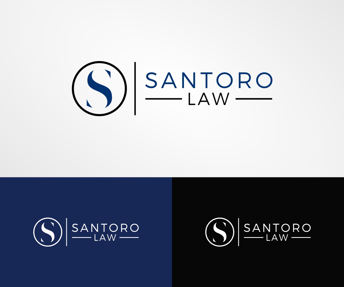 Logo Design by Well Being for Santoro Law, LLC | Design: #11016882