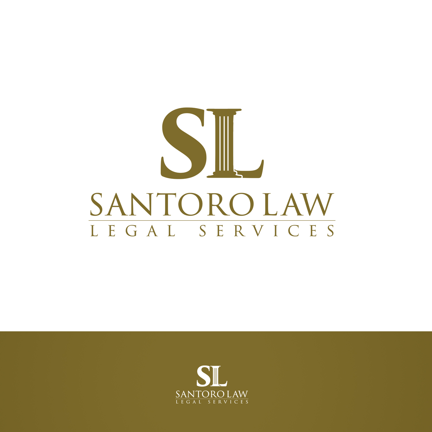 Logo Design by rugbyjerseys for Santoro Law, LLC | Design #10982349