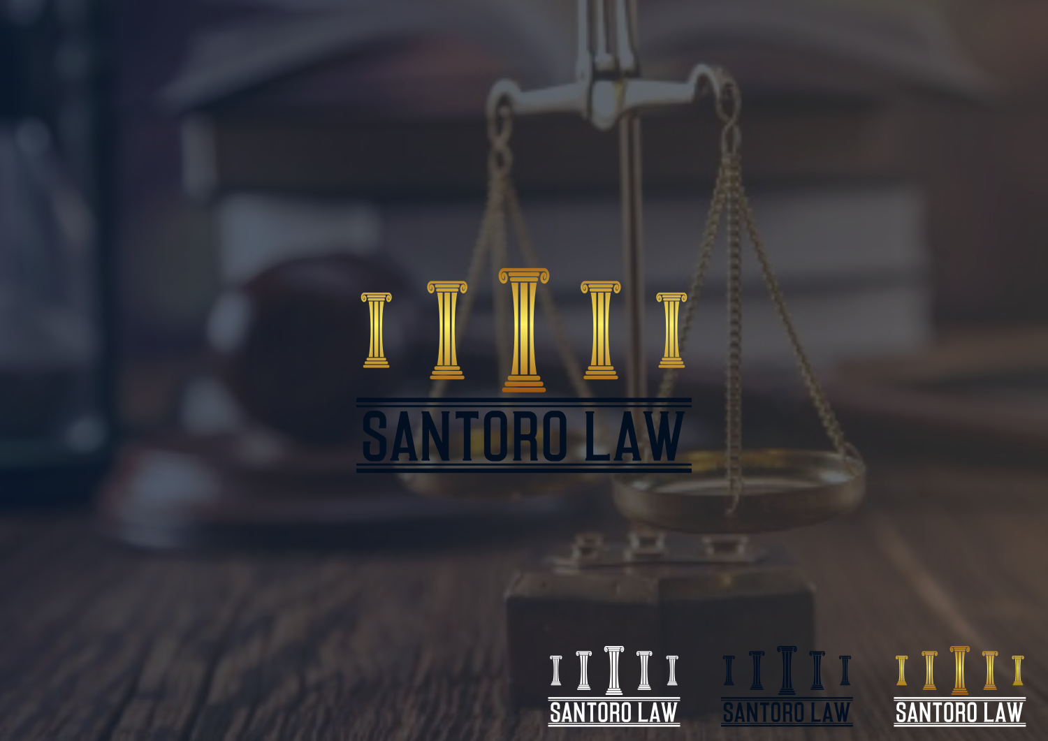Diseño de Logo por Artism Design para Santoro Law, LLC | Diseño #10985908