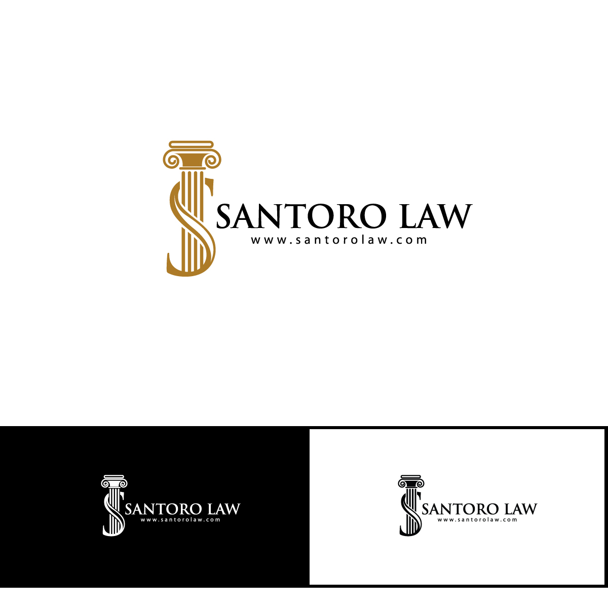Logo Design by e-graphics for Santoro Law, LLC | Design #10946327