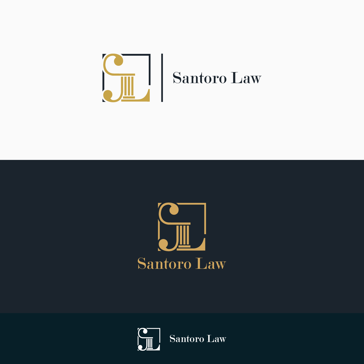 Conservative, Playful, Law Firm Logo Design for Santoro Law by Designers Hub And Cafe Design