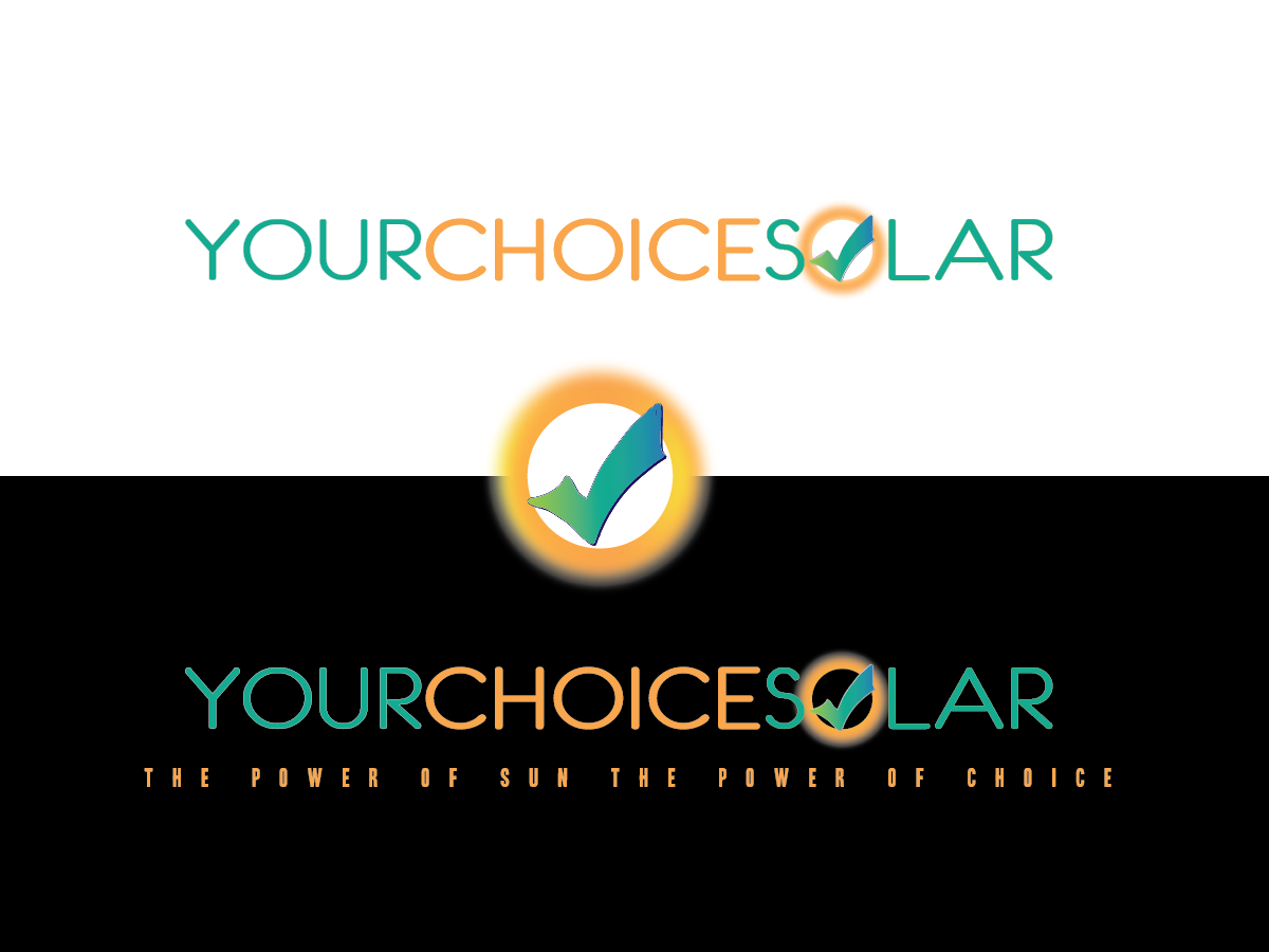 Logo Design by Stasia for Your Choice Solar | Design #10985503