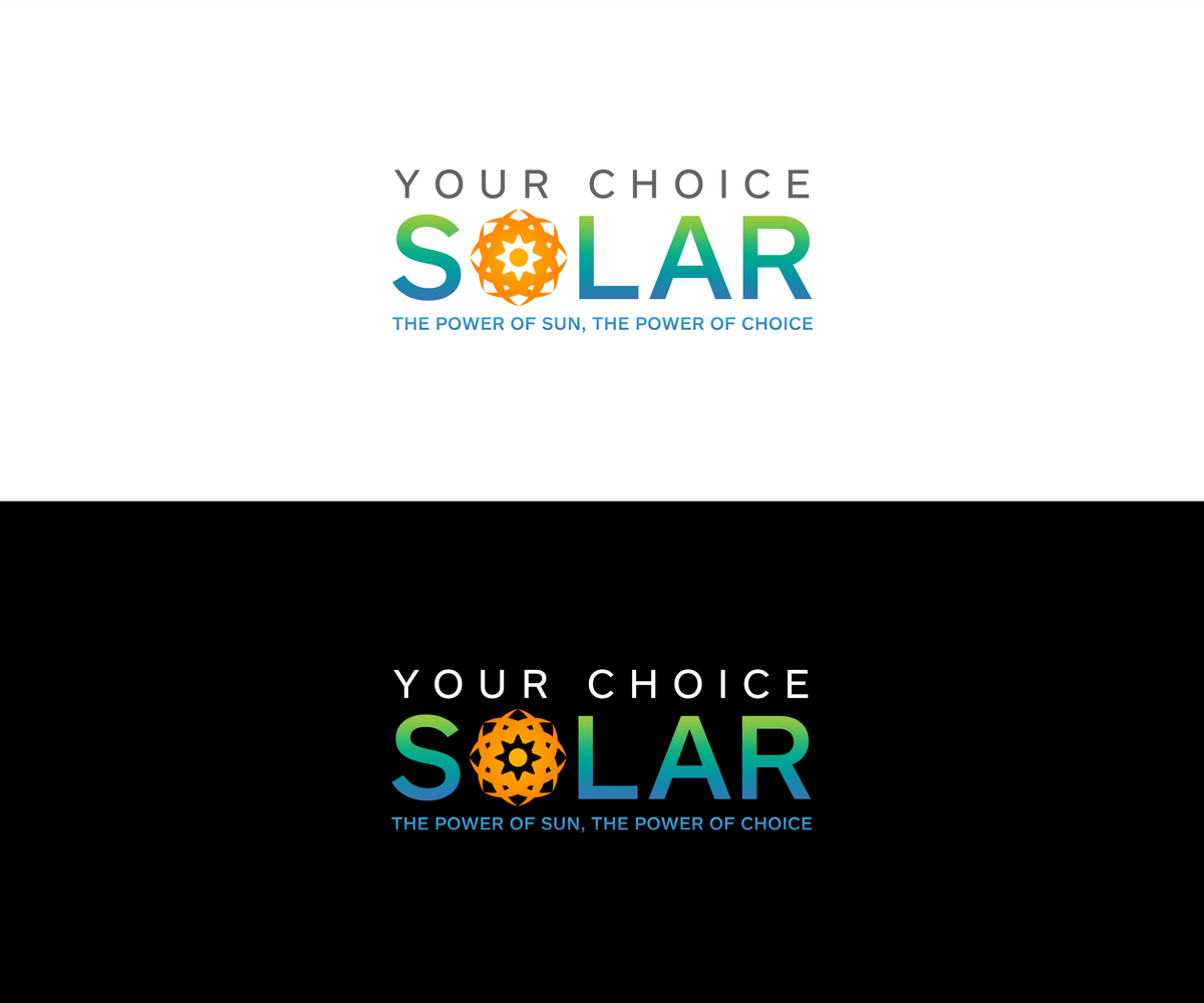 Logo Design by DiLion for Your Choice Solar | Design #10940810