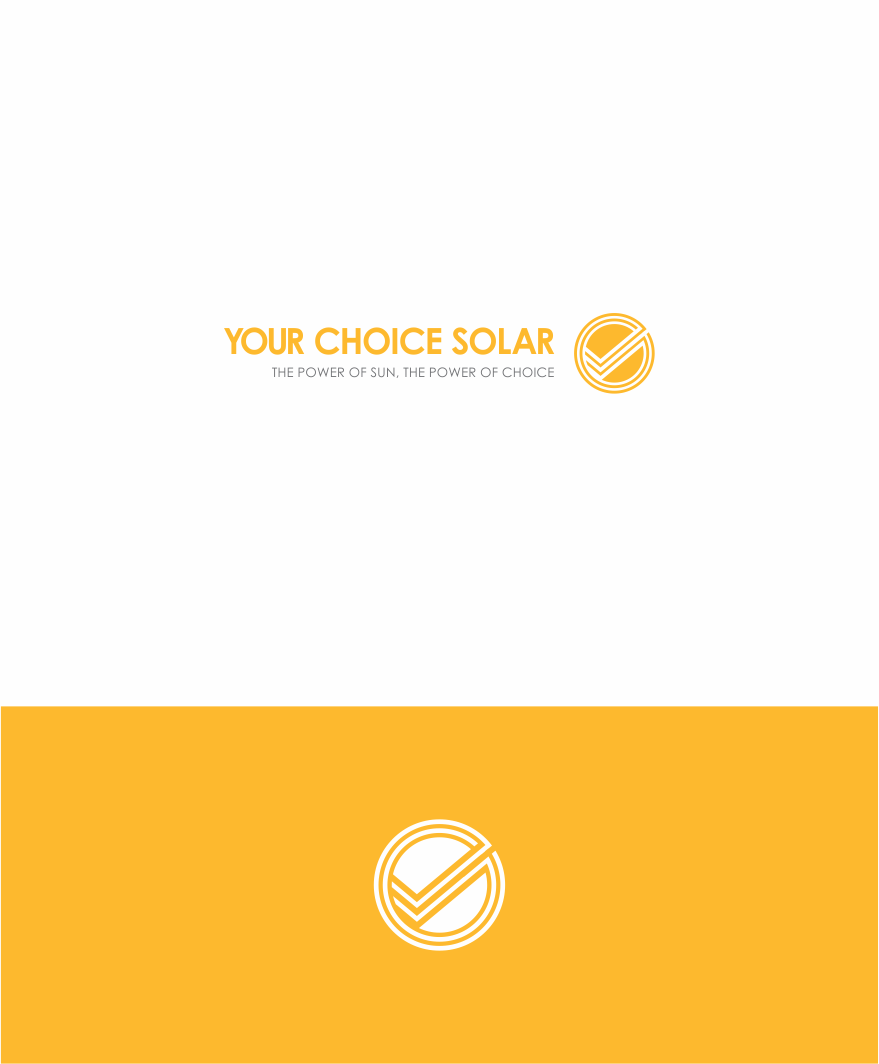 Logo Design by Naavyd for Your Choice Solar | Design #10948814
