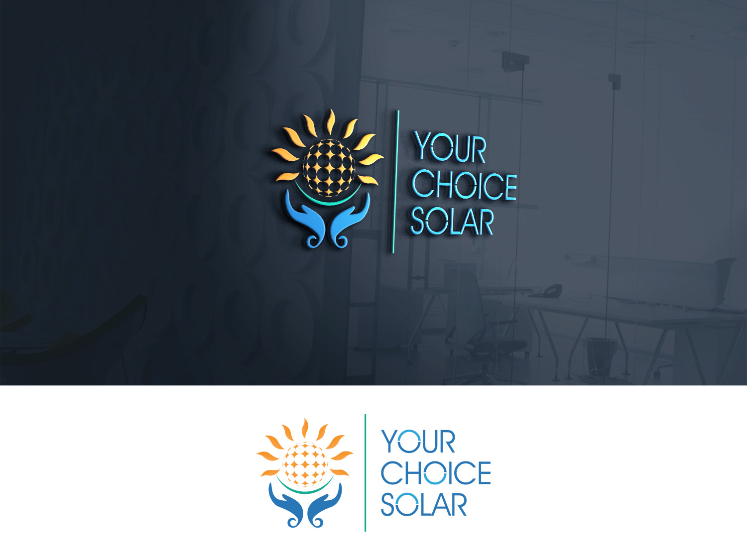 Logo Design by SL Designer for Your Choice Solar | Design #10941855