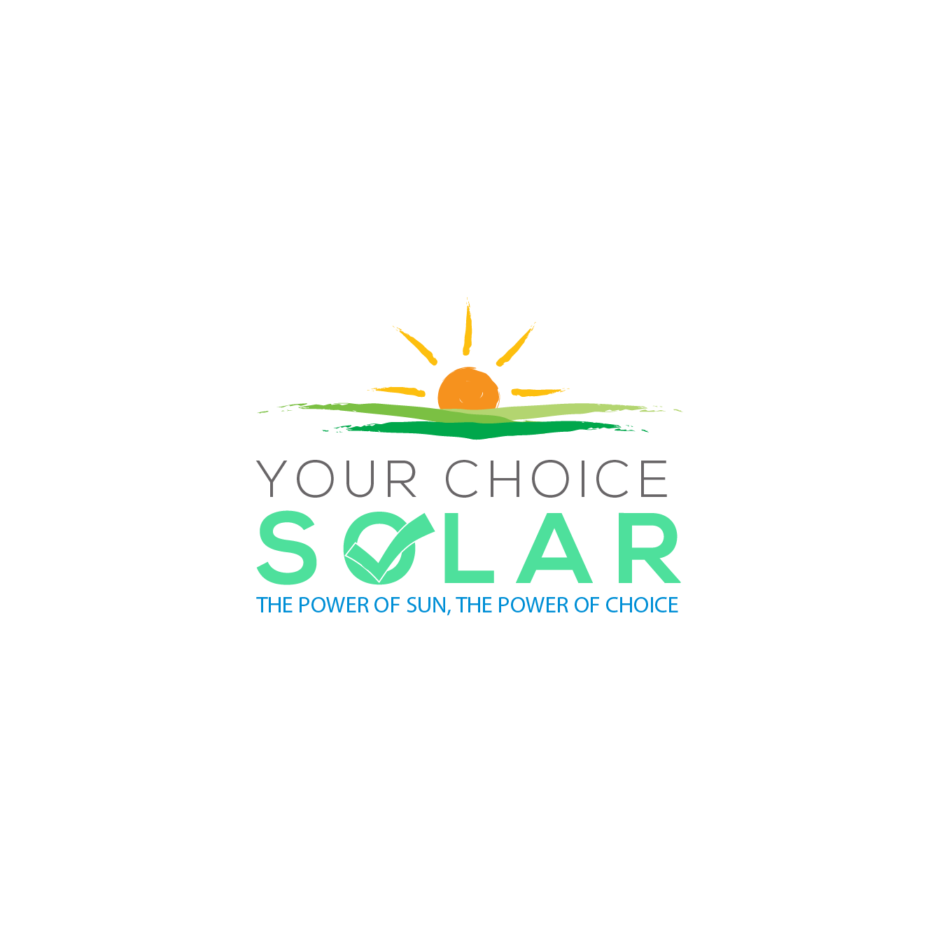 Logo Design by Linea for Your Choice Solar | Design #10987563