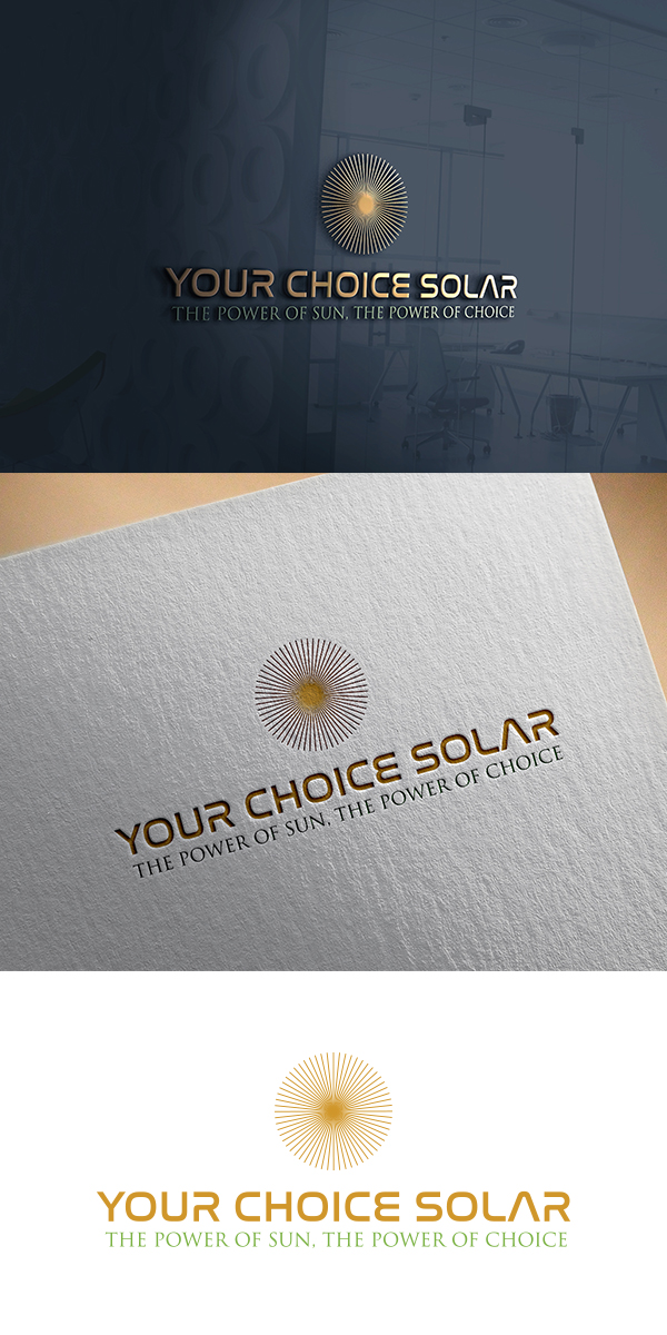 Logo Design by saeinpahore41504 for Your Choice Solar | Design #10947842