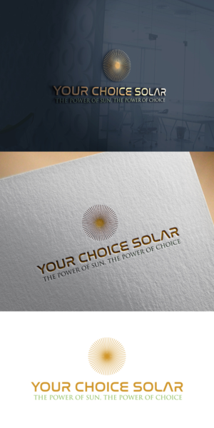 Logo Design by saeinpahore41504 for Your Choice Solar | Design: #10947842
