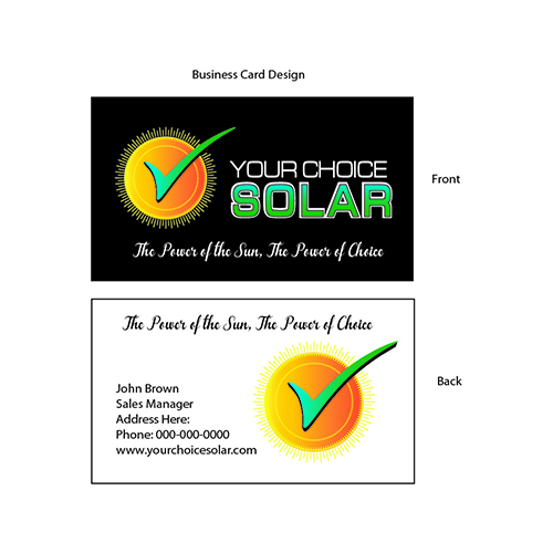 Logo Design by jmsgraphicdesign for Your Choice Solar | Design #10977668