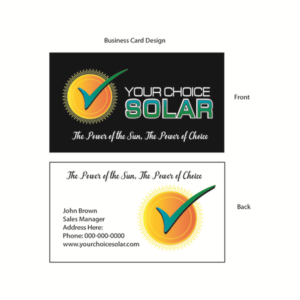 Logo Design by jmsgraphicdesign for Your Choice Solar | Design: #10977668