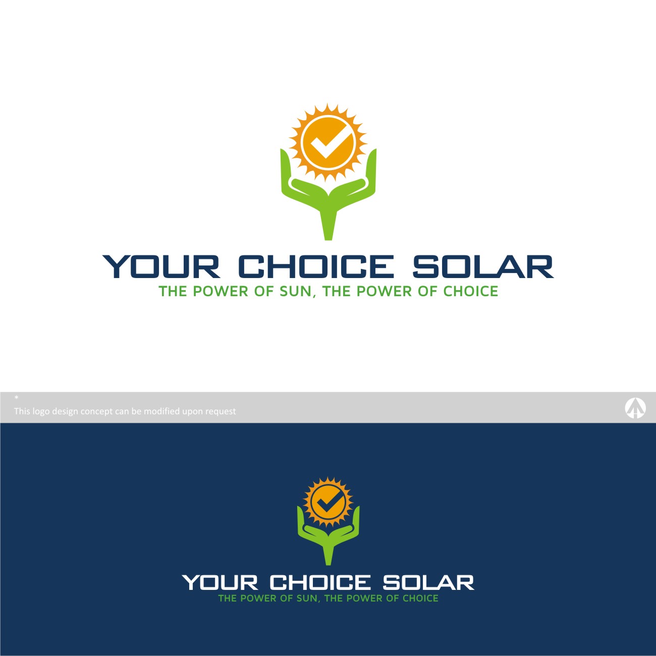 Logo Design by MBARO for Your Choice Solar | Design #10947510