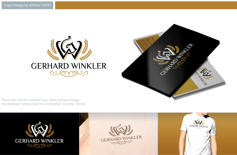 Logo Design by Anhlee for Winkler Gerhard | Design #11052260