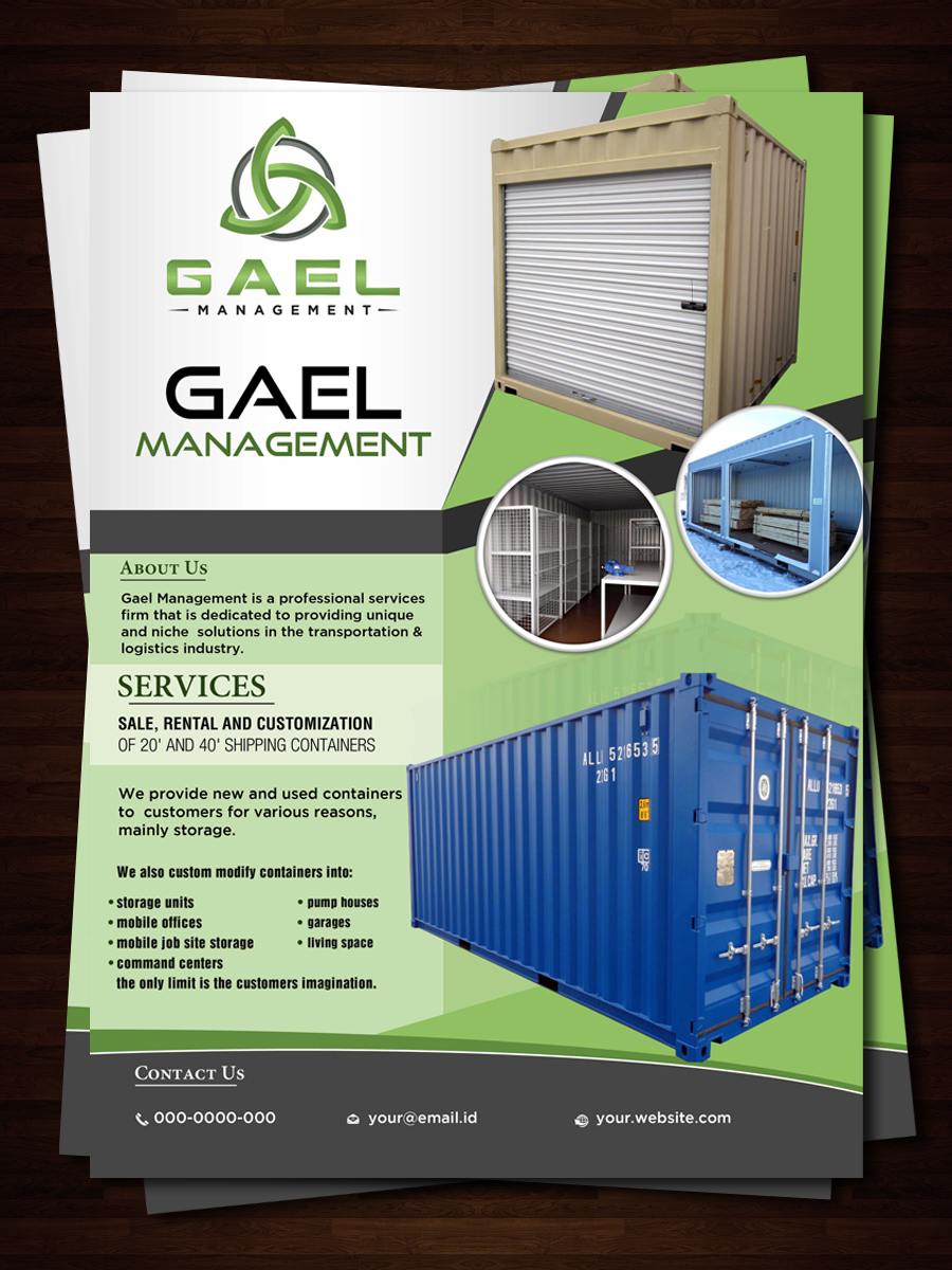 Flyer Design by debdesign for Gael Management | Design #10947755