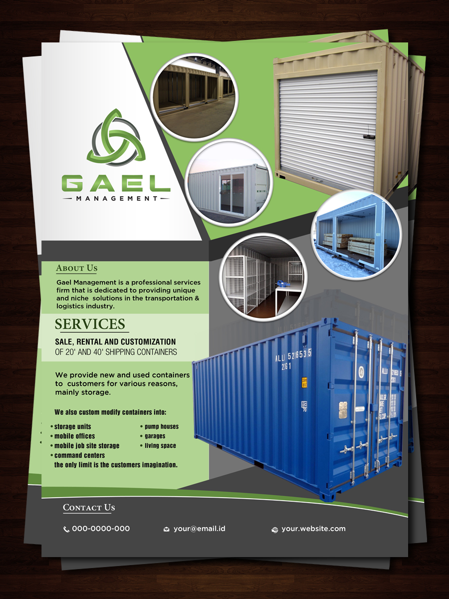 Flyer Design by debdesign for Gael Management | Design #10954565