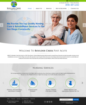 Web Design by Sbss for Boulder Creek Post Acute | Design: #11015645