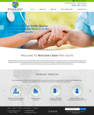 Web Design by Sbss for Boulder Creek Post Acute | Design: #11015646
