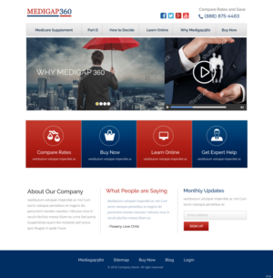 Web Design by pb for this project | Design: #10962171
