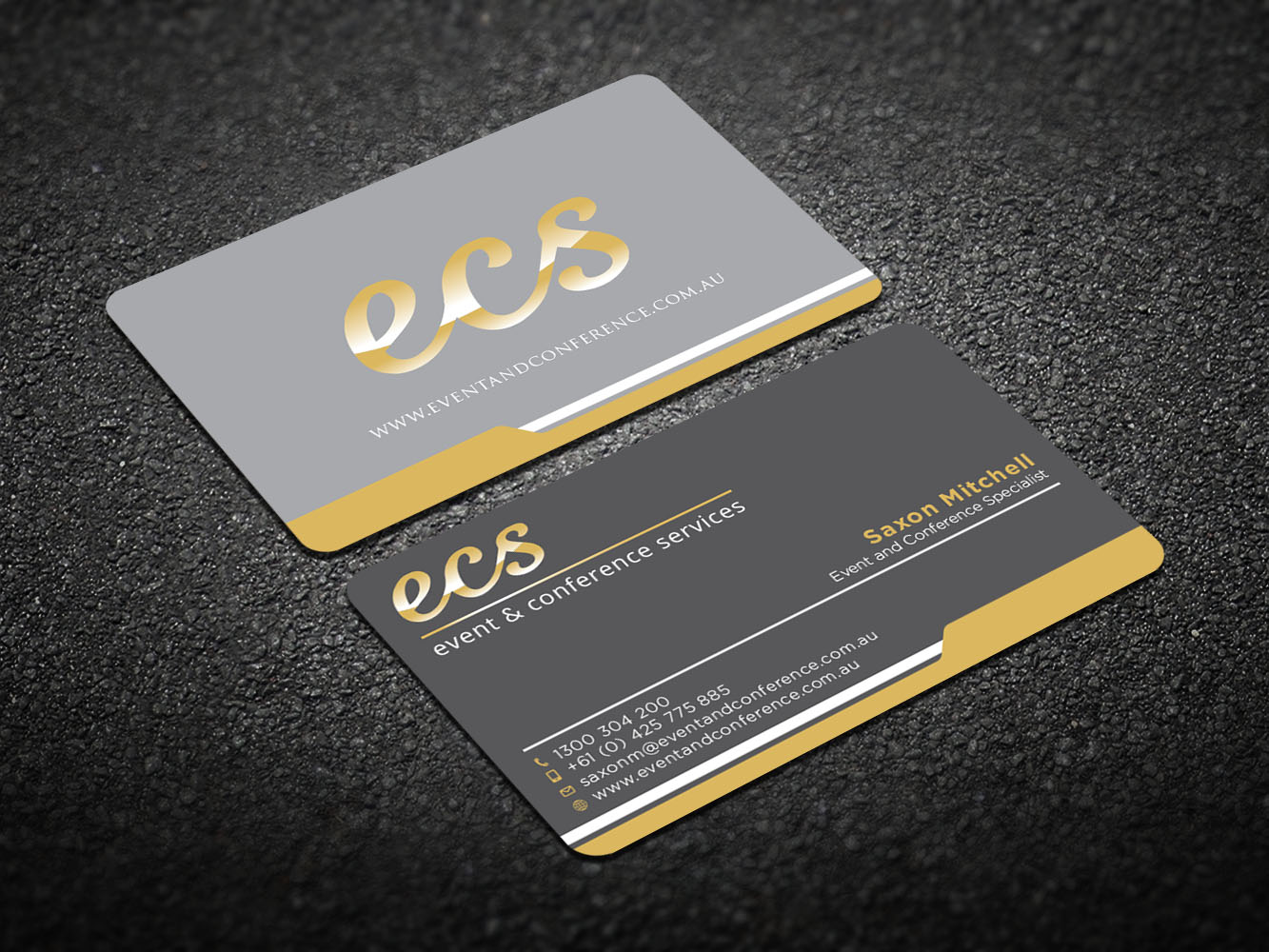 Visitenkarten-Design von Verified artistry (Design garden) für Event and Conference Services | Design #10948568