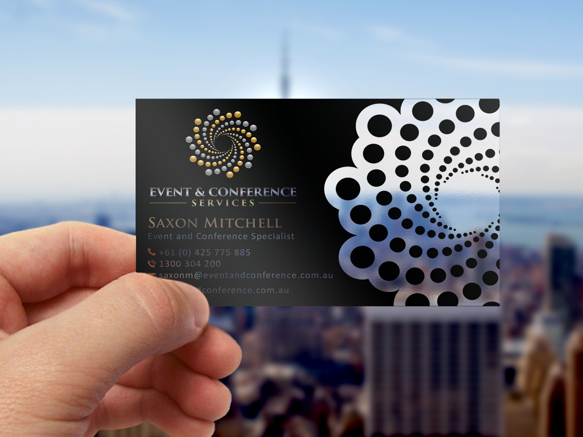 Business Card Design by Grafactory for Event and Conference Services | Design #10972004