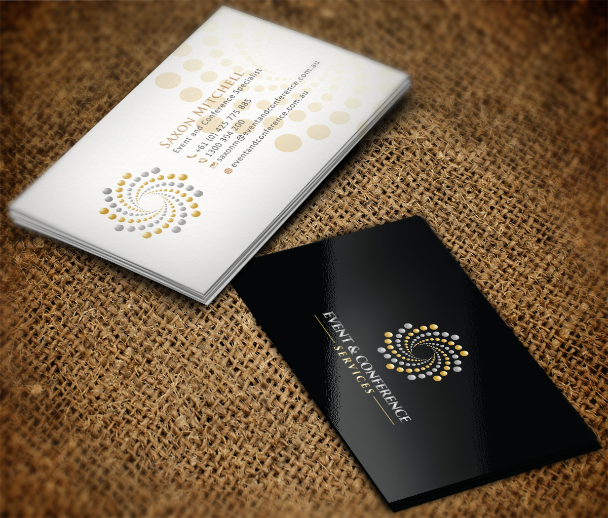Business Card Design by Grafactory for Event and Conference Services | Design #10972007