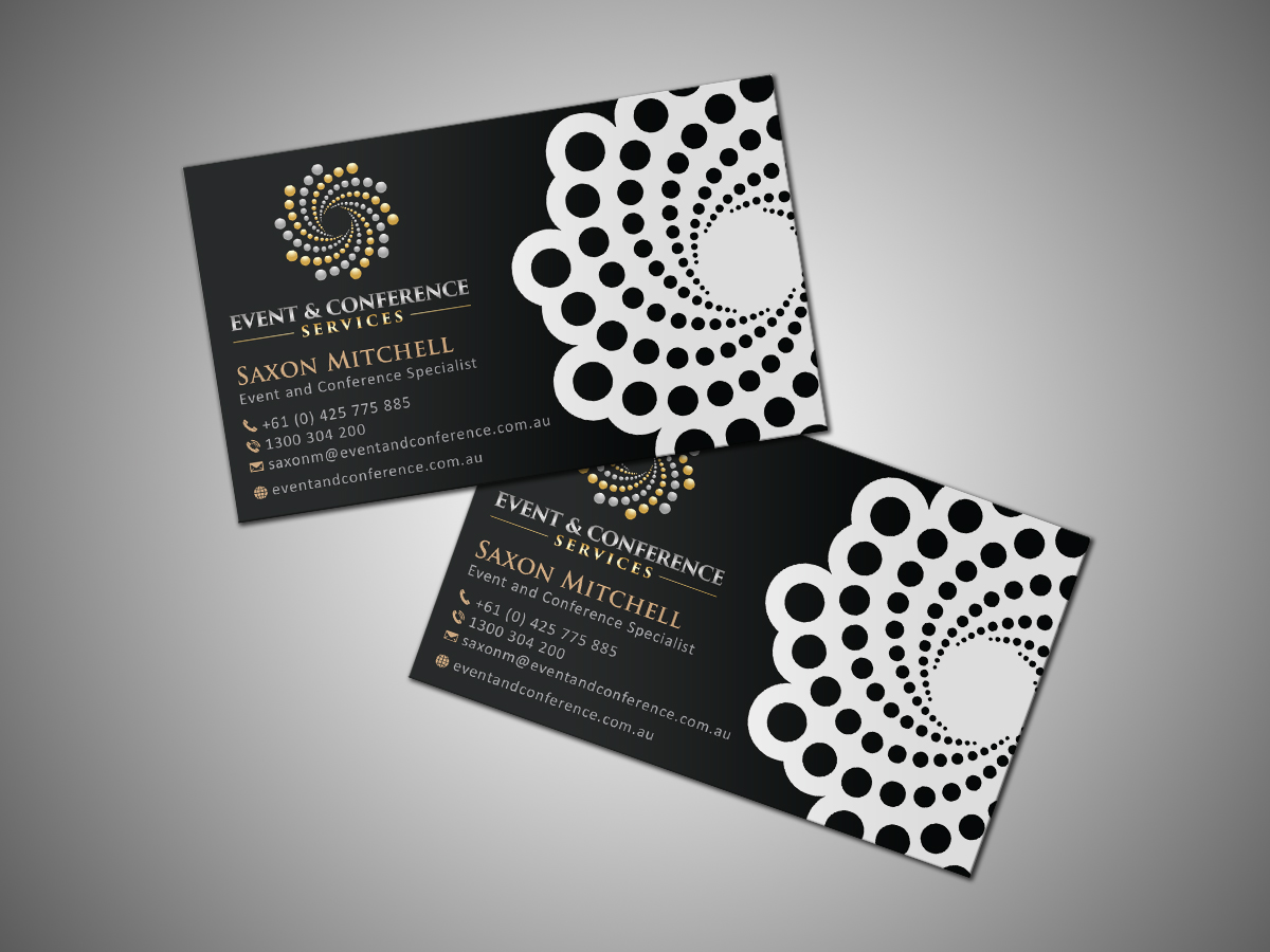 Business Card Design by Grafactory for Event and Conference Services | Design #11237906