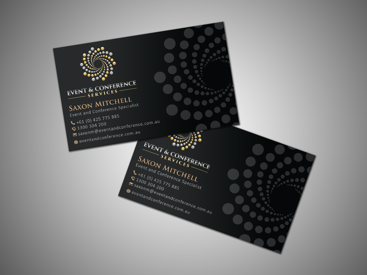 Business Card Design by Grafactory for Event and Conference Services | Design #11237907