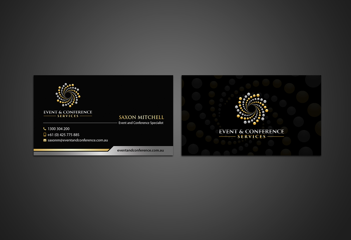 Design de Carte de Visite par Younes pour Event and Conference Services | Design #10963543