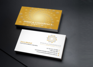 Visitenkarten-Design von Creations Box 2015 für Event and Conference Services | Design: #10969891