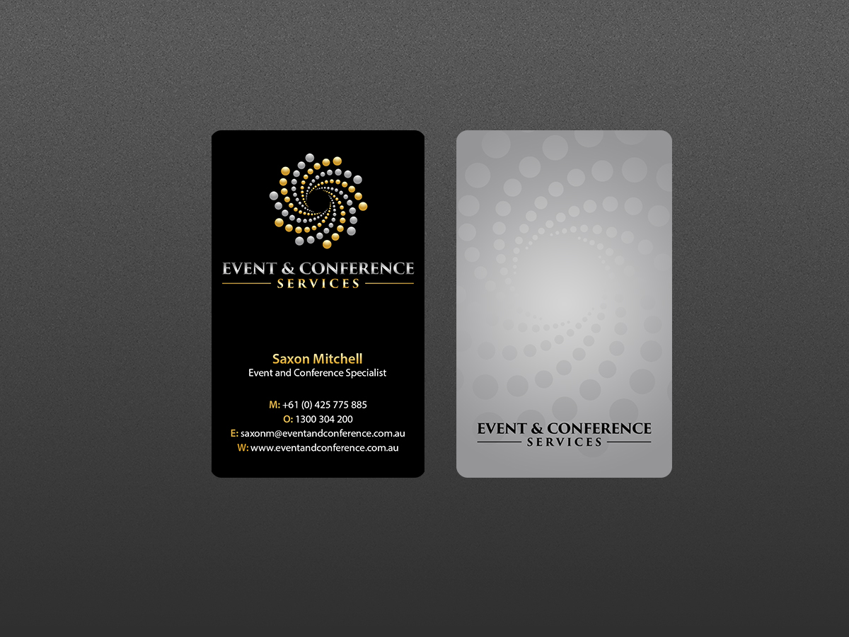 Visitenkarten-Design von Creations Box 2015 für Event and Conference Services | Design #10969892