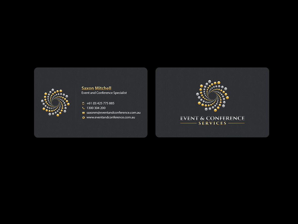 Business Card Design by Creations Box 2015 for Event and Conference Services | Design #10969893