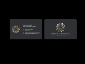 Visitenkarten-Design von Creations Box 2015 für Event and Conference Services | Design: #10969893