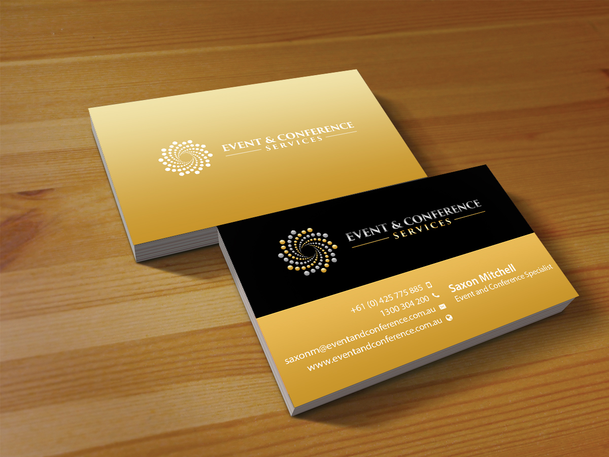 Visitenkarten-Design von Creations Box 2015 für Event and Conference Services | Design #10969895
