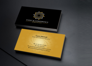 Design de Carte de Visite par Creations Box 2015 pour Event and Conference Services | Design : #10969899