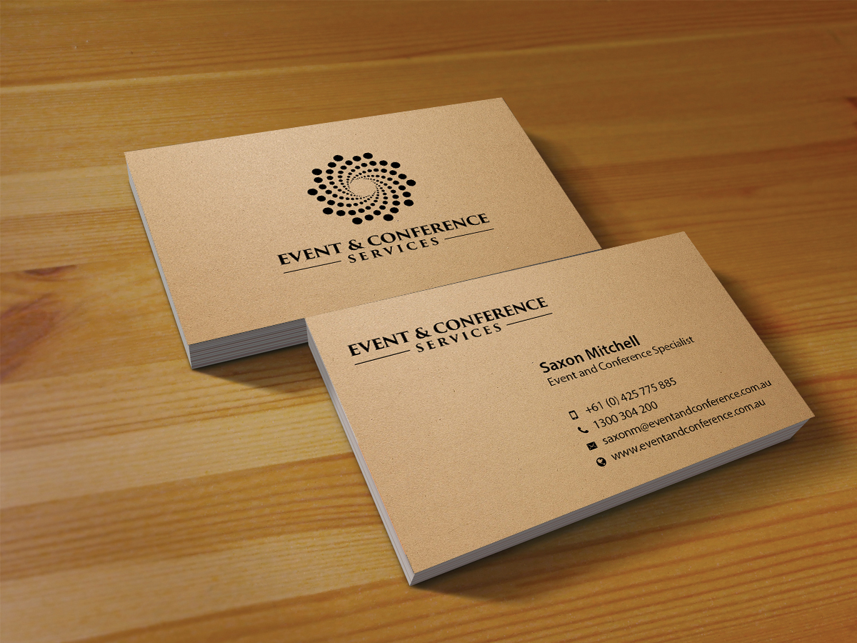 Visitenkarten-Design von Creations Box 2015 für Event and Conference Services | Design #10969901