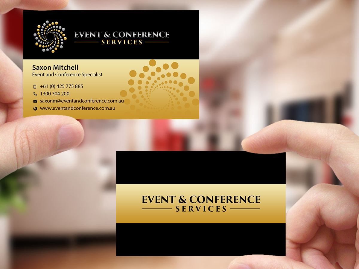 Design de Carte de Visite par Creations Box 2015 pour Event and Conference Services | Design #10969903