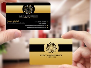 Design de Carte de Visite par Creations Box 2015 pour Event and Conference Services | Design : #10969904