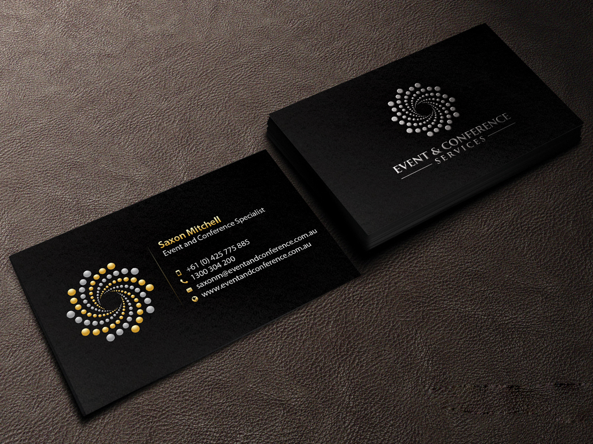 Business Card Design by Creations Box 2015 for Event and Conference Services | Design #10969908