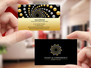 Visitenkarten-Design von Creations Box 2015 für Event and Conference Services | Design: #10969909