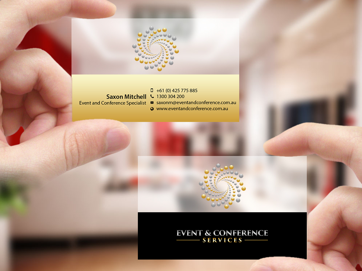 Business Card Design by Creations Box 2015 for Event and Conference Services | Design #10969911
